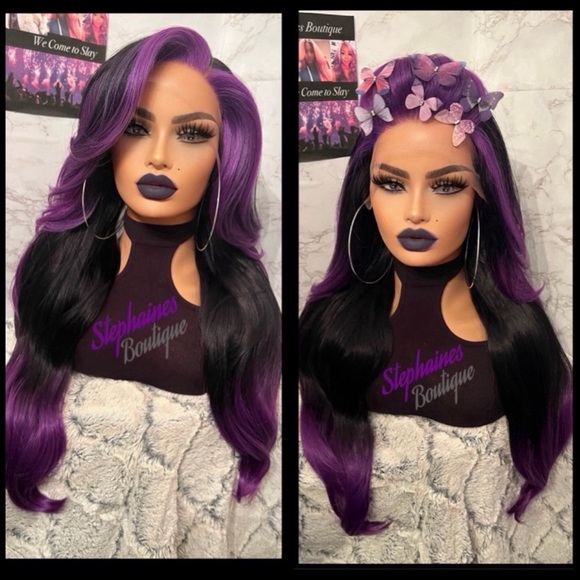 Human Hair Blended Lace Front Wig